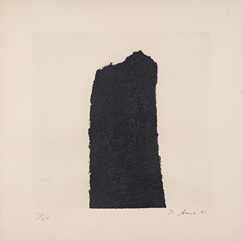 Heimaey III by Richard Serra sold for $8,125