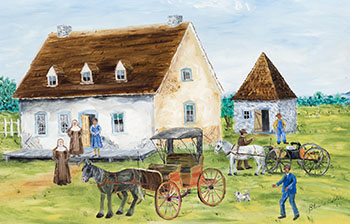 Farm Scene by Blanche Bolduc sold for $344
