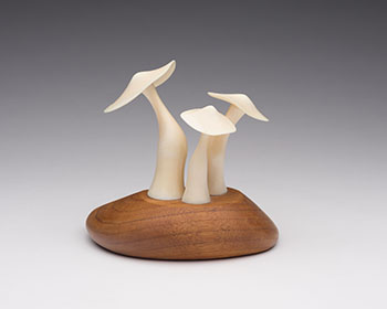 Three Mushrooms by Robert Dow Reid sold for $1,125