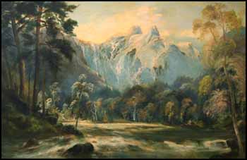 River Rapids Beneath the Lions by Reverend J. Williams Ogden sold for $2,875