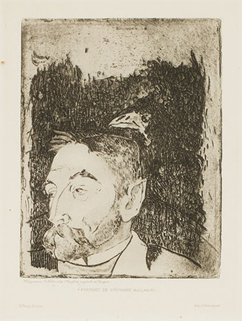 Portrait de Stéphane Mallarmé by Paul Gauguin sold for $2,813