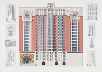 Homage to the Chicago School by Richard Haas vendu pour $625