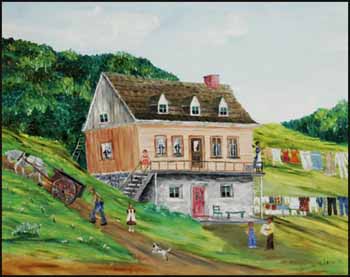 Farm Scene by Blanche Bolduc sold for $702