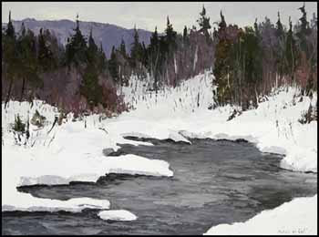 Winter Landscape by Oscar Daniel De Lall sold for $819