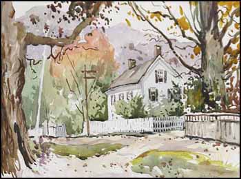 House in Autumn (00824/2013-290) by Maurice Domingue sold for $375