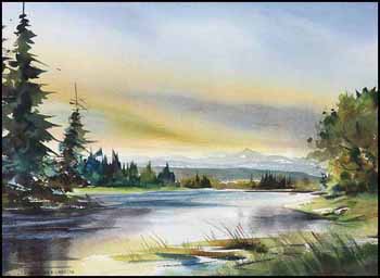 Landscape (01228/2013-1558) by John Herreilers sold for $432