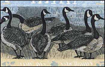 Canada Geese (01165/2013-2081) by Helen Mackie vendu pour $125