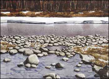 Rocks and Ice (02165/2013-1364) by Steven Joseph Kiss sold for $313