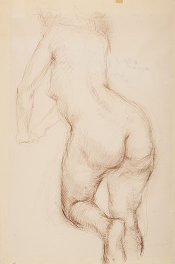 Nude Figure Study par David Lloyd Blackwood