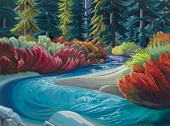 River Scene - MI33 par Donald M. Flather