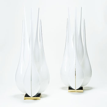 Pair of table lamps par Maison Rougier