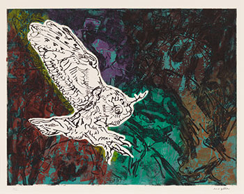 Oiseau de nuit by Jean Paul Riopelle