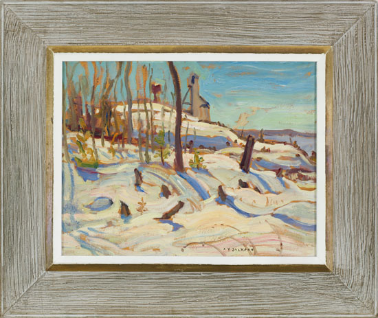 Starret - Olsen Mine, Red Lake / Landscape (verso) par Alexander Young (A.Y.) Jackson