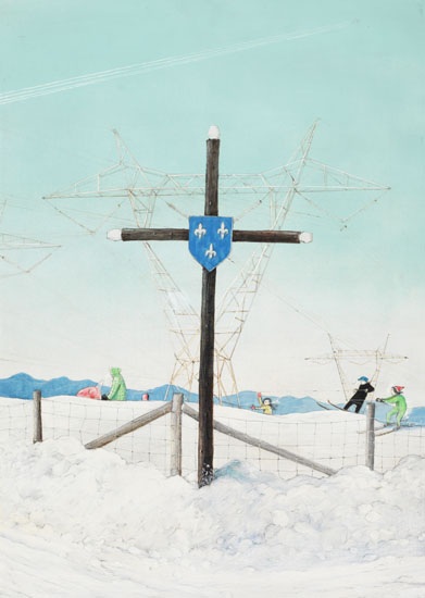 Satan's Web (Rural Quebec Today) par William Kurelek