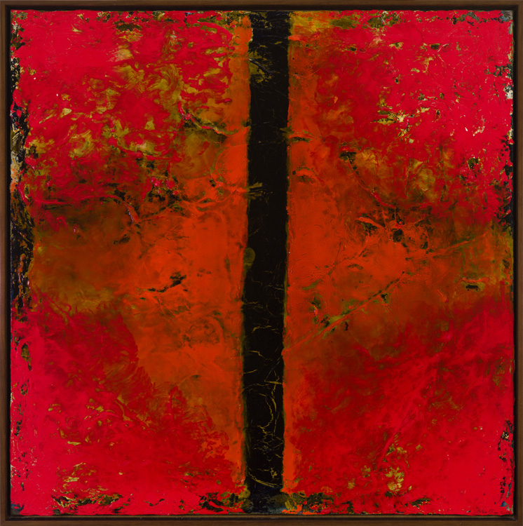 Peinture rouge par Jean Albert McEwen