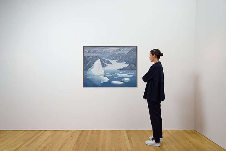 Bylot Island Glacier with Berg par Doris Jean McCarthy