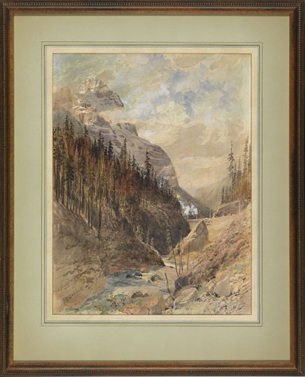 Mount Stephen, BC par Frederic Marlett Bell-Smith