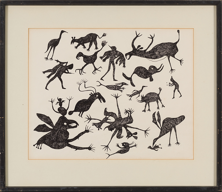 Untitled (Spirits) by Attributed to Kiakshuk
