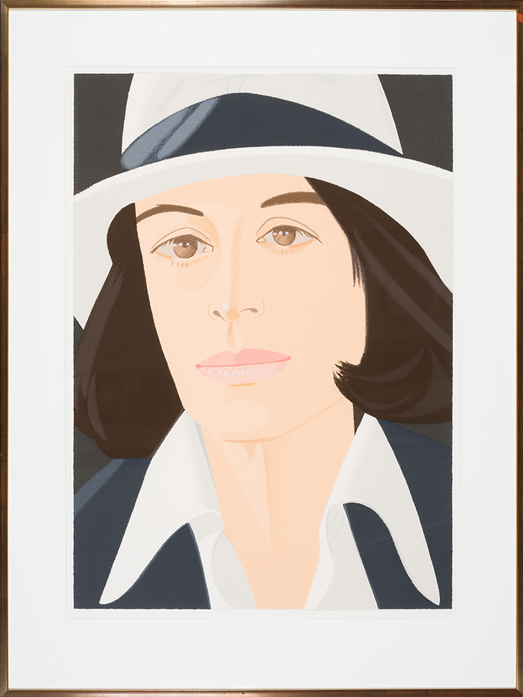 White Hat (from Alex and Ada, the 1960's to the 1980's) par Alex Katz