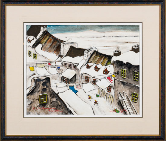 Vue des Remparts à Québec par Normand Hudon