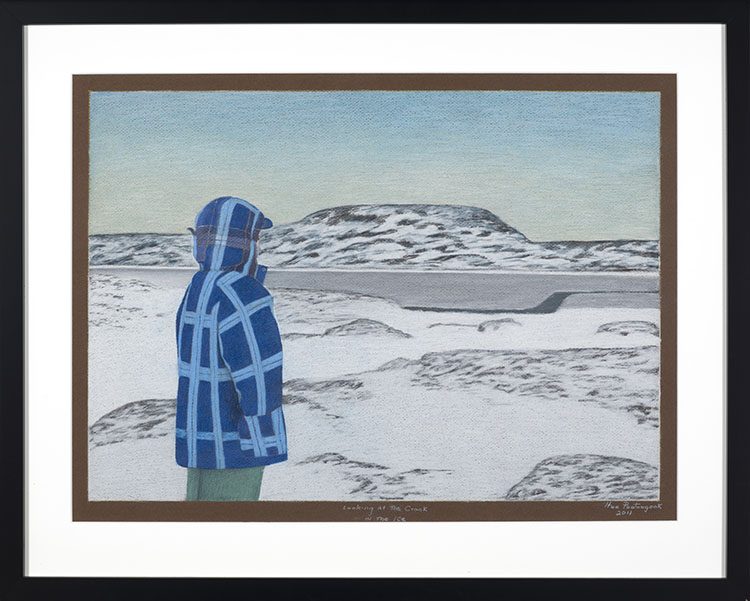 Looking at the Crack in the Ice par Itee Pootoogook