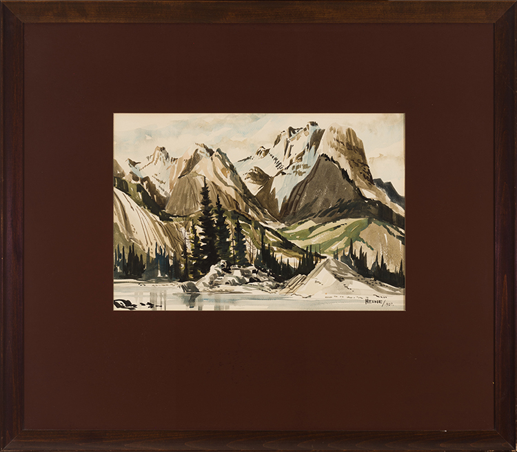 Mountain Landscape by Harry Heine