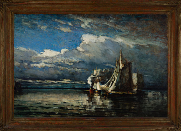 Fishing Fleet, Bay of Fundy par John A. Hammond