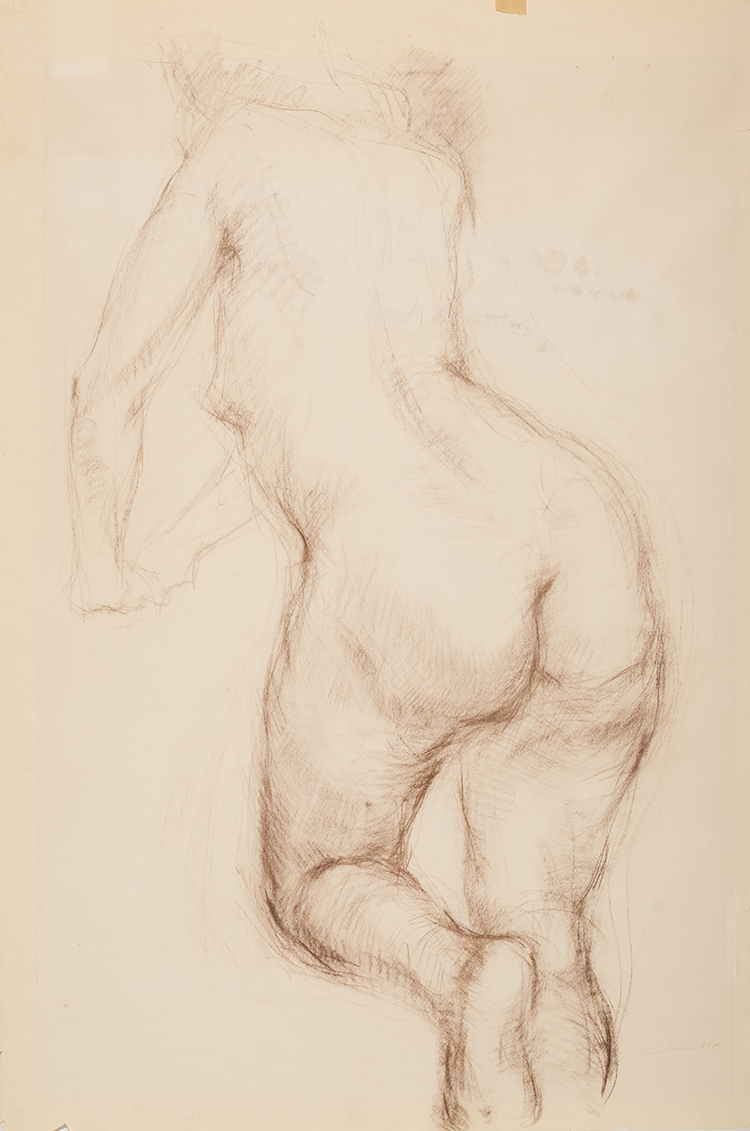 Nude Figure Study by David Lloyd Blackwood
