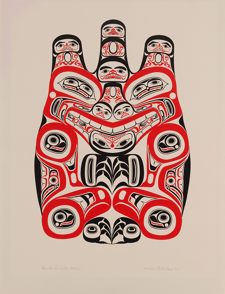 Haida Grizzly - Huaji by William Ronald (Bill) Reid