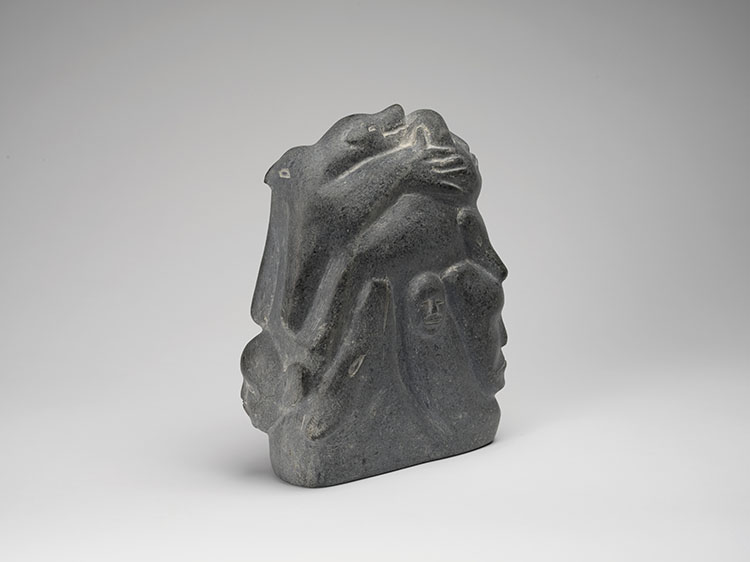 Composition with Faces and Animals par Unidentified Inuit Artist