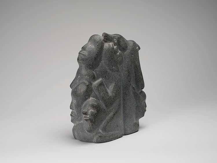 Composition with Faces and Animals par Unidentified Inuit Artist