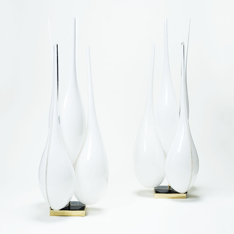 Pair of table lamps par Maison Rougier