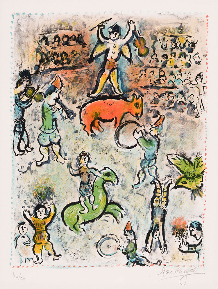 Circus Parade par Marc Chagall