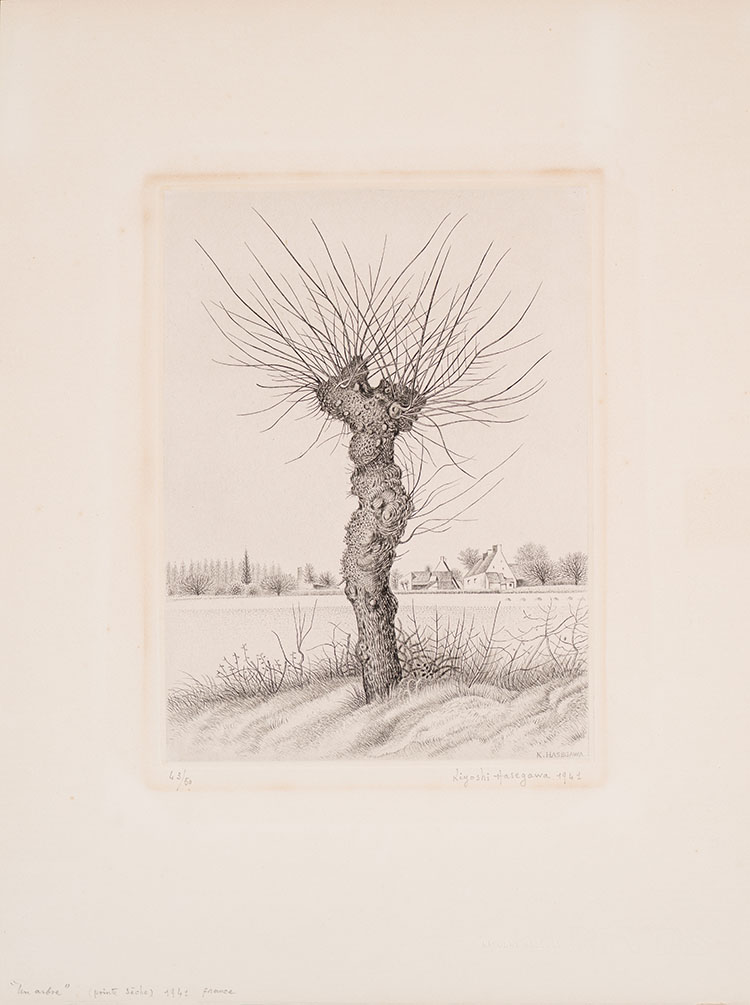 Un arbre par Kiyoshi Hasegawa