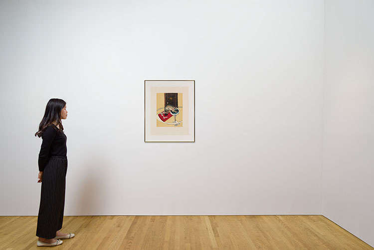 Figure at a Washbasin par Francis Bacon