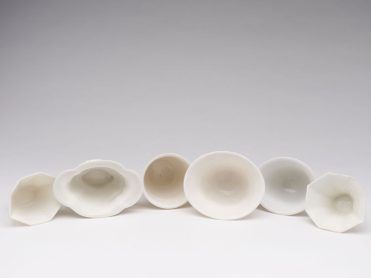 A Group of Chinese Blanc-de-Chine Cups, 18th/19th Century par  Chinese Art