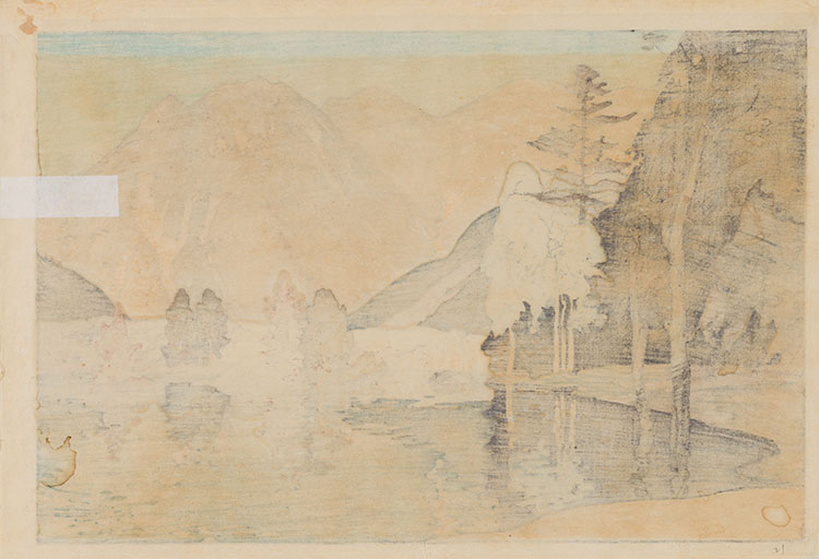 Mount Hodaka (Hodakayama) par Hiroshi Yoshida