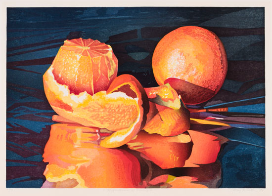 Reflections of Oranges par Mary Frances Pratt