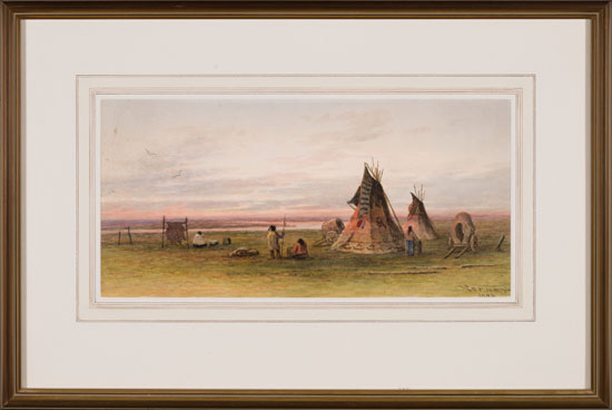 Indian Camp by Frederick Arthur Verner