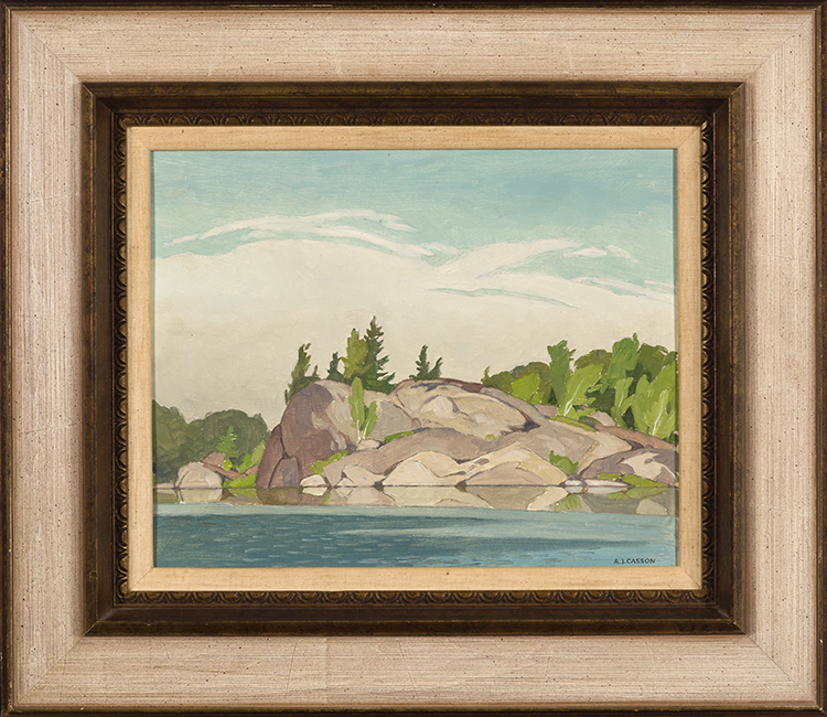 Clear Day, Big Lake by Alfred Joseph (A.J.) Casson