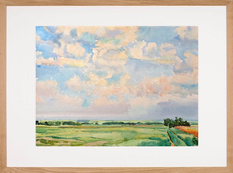Road into a Field (AP-030-92) by Dorothy Knowles