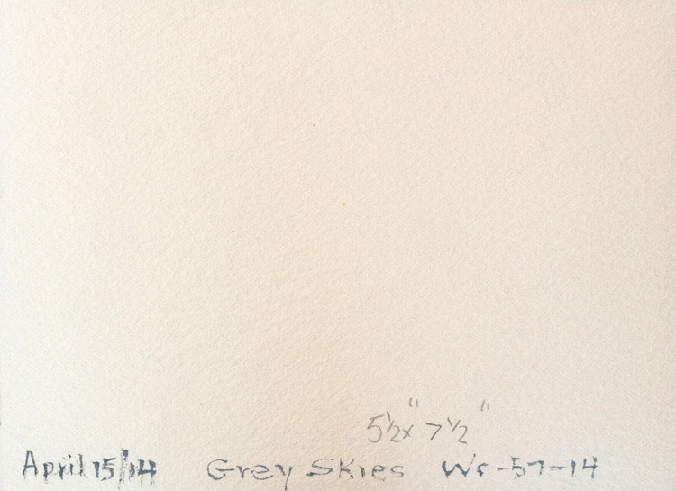 Grey Skies (WC-057-14) par Dorothy Knowles
