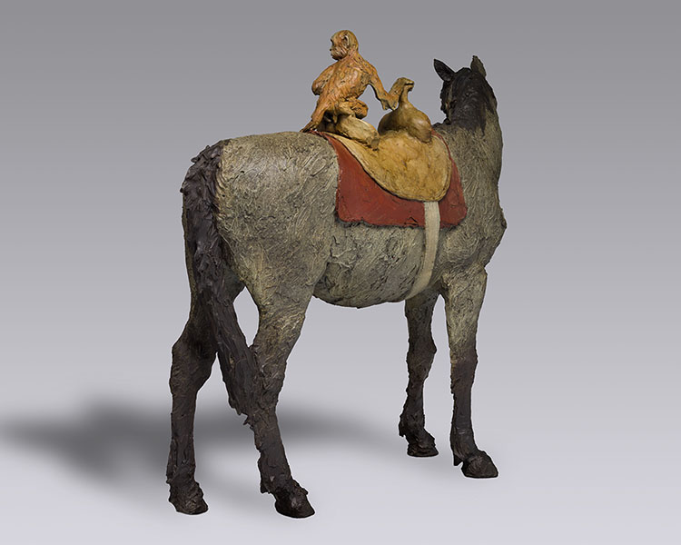 Emily's Horse (with Woo) (LT 3/7) by Joseph Hector Yvon (Joe) Fafard
