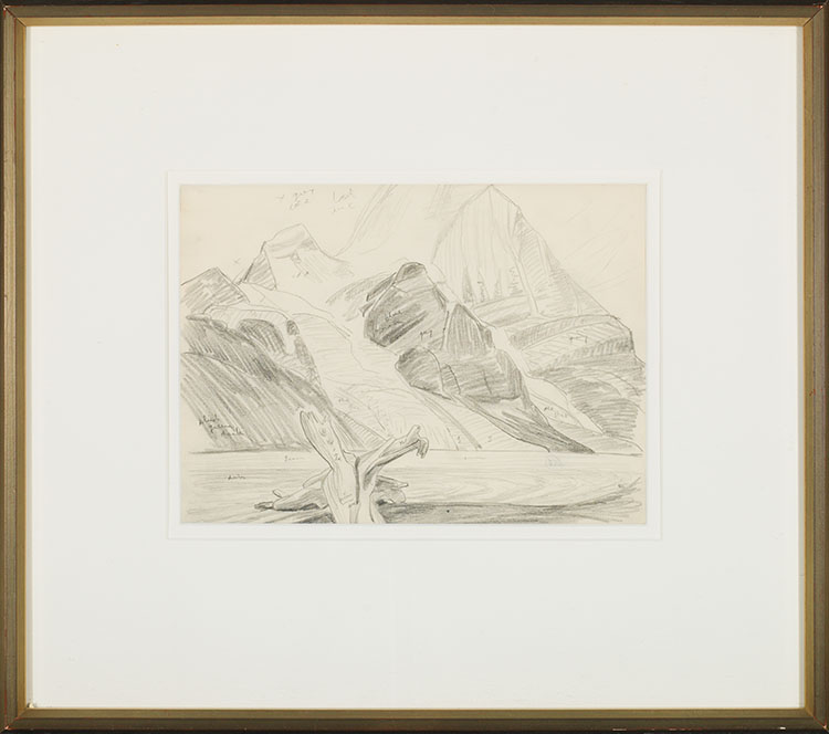 Study for Mount Robson From Berg Lake par Lawren Stewart Harris