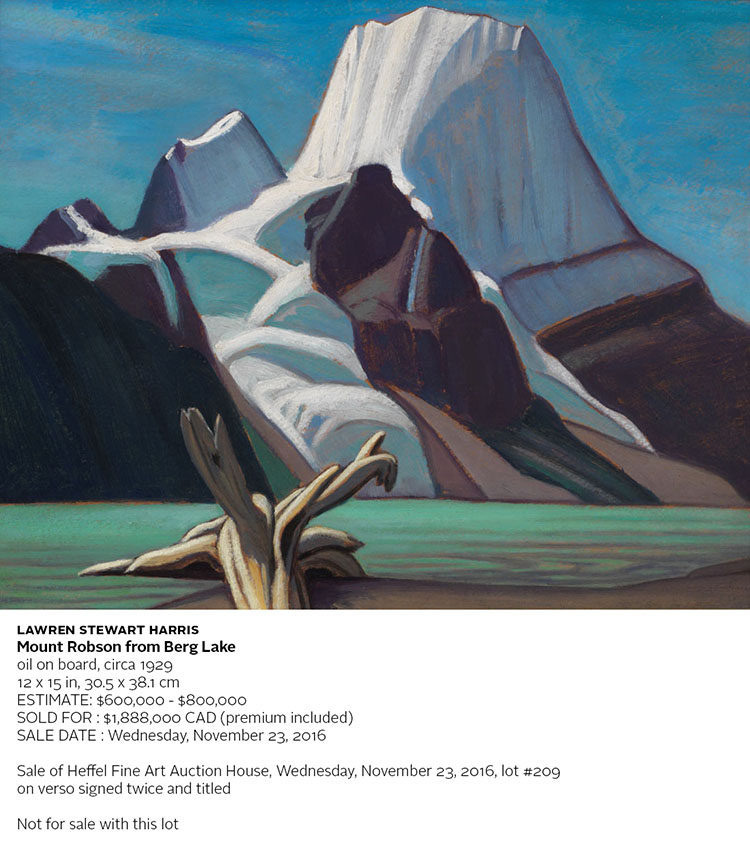 Study for Mount Robson From Berg Lake by Lawren Stewart Harris