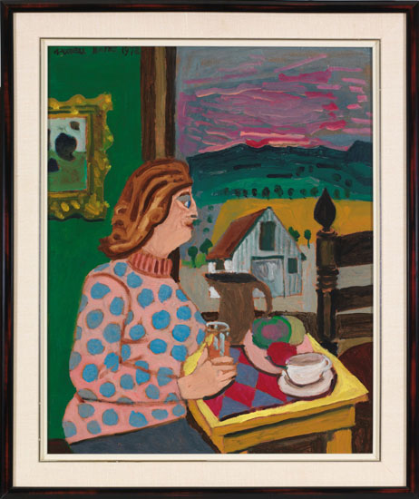Woman Sitting at a Window par Maxwell Bennett Bates