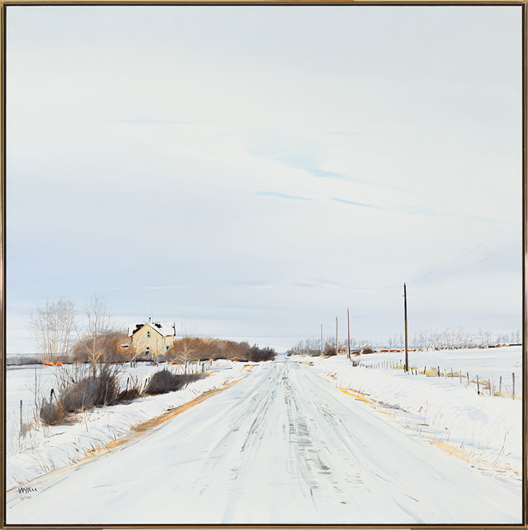 Country Road Looking North by John McKee