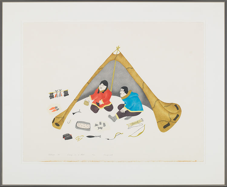 Living in a Tent par Elsie Anaginak Klengenberg