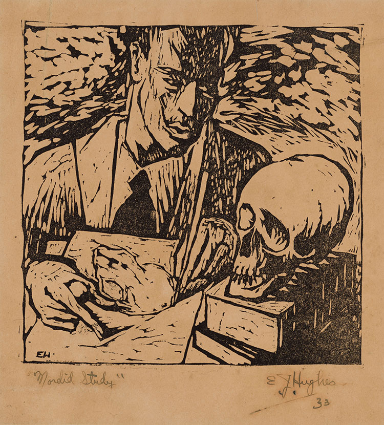 Morbid Study by Edward John (E.J.) Hughes