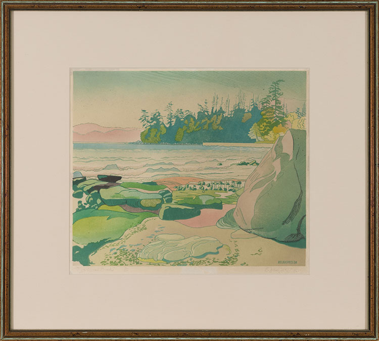 Near Second Beach by Edward John (E.J.) Hughes